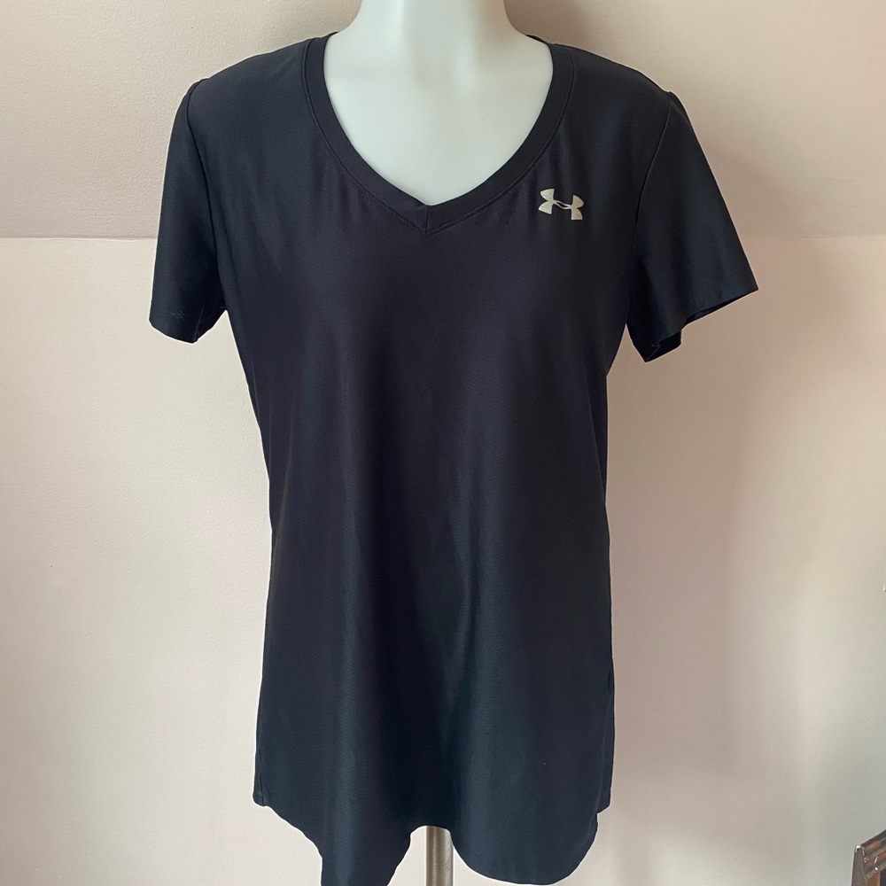Under Armour Black Fitted Short Sleeve Tee